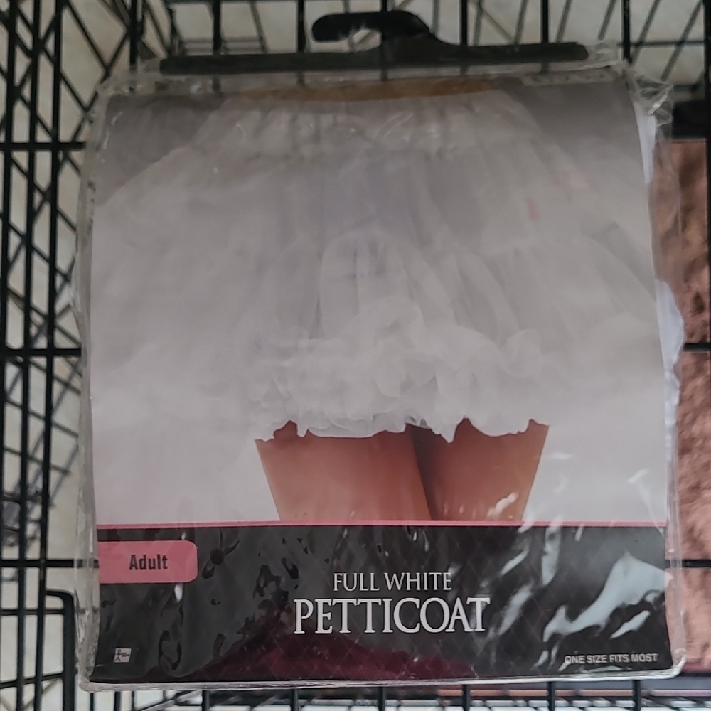 Full White Petticoat